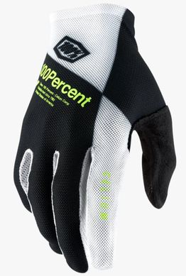 Перчатки Ride 100% CELIUM Gloves Black Yellow XL (11)