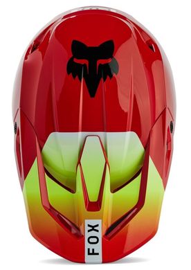 Мотошолом FOX YTH V1 BALLAST HELMET Flo Red YM