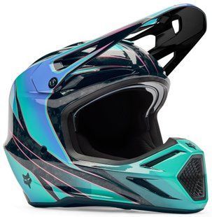 Шолом FOX V3 RS Helmet - CANVAS Aqua XXL