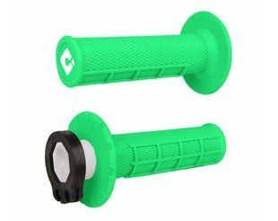 Мото гріпси ODI HALF-WAFFLE MX V2 Lock-On Flo-Green