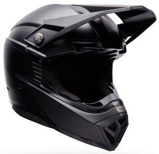 Мотошолом BELL MOTO-10 - SOLID Black M