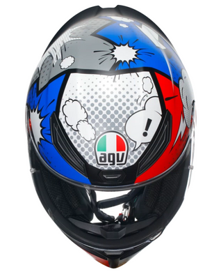 Мотошлем AGV K1 S E2206 BANG matt Italy/blue M