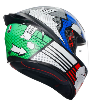 Мотошлем AGV K1 S E2206 BANG matt Italy/blue M