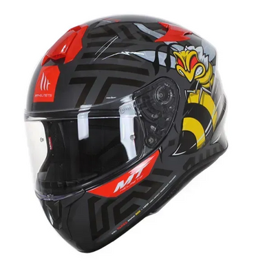 Мотошлем MT TARGO BEE B5 Gloss Fluor Red XXL