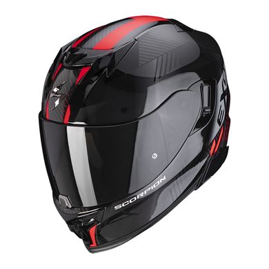 Мотошлем SCORPION EXO-520 EVO AIR LATEN Black Red M