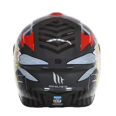 Мотошлем MT TARGO BEE B5 Gloss Fluor Red XXL