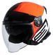 Мотошолом Origine Palio 2.0 Scout Black Fluo Red Gloss