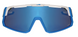 Очки Just1 Sniper White-Blue With Blue Mirror Lens