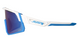 Очки Just1 Sniper White-Blue With Blue Mirror Lens