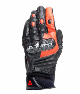 Мотоперчатки Dainese CARBON 4 SHORT Leather Black Red XL