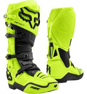 Мотоботы FOX Instinct Boot Flo Yellow 11