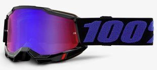 Маска кросова підліткова 100% ACCURI 2 Youth Goggle Moore - Mirror Red/Blue Lens, Mirror Lens