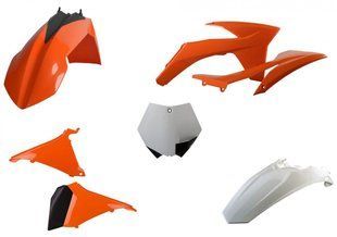 Пластик Polisport MX kit - KTM 85 (18-) Orange/White KTM Mini