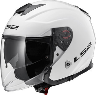 Мотошолом LS2 OF521 Infinity Gloss White L