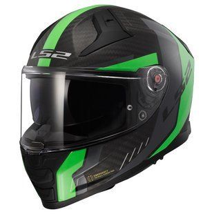 Мотошолом LS2 FF811 Vector 2 C Grid Matt Fluo Green