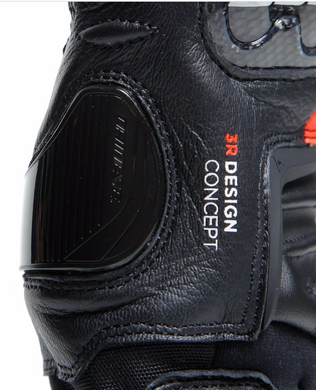 Мотоперчатки Dainese CARBON 4 SHORT Leather Black Red XL