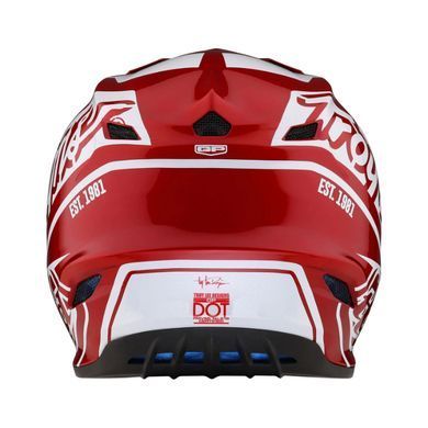 Мотошолом TLD GP HELMET SLICE RED/ WHITE XL