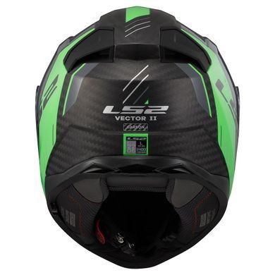 Мотошлем LS2 FF811 Vector 2 C Grid Matt Fluo Green