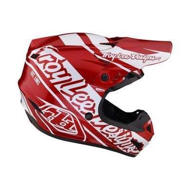 Мотошолом TLD GP HELMET SLICE RED/ WHITE XL