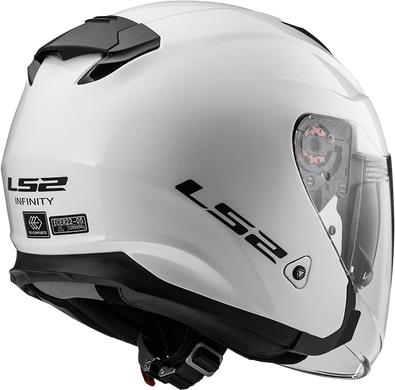 Мотошолом LS2 OF521 Infinity Gloss White L