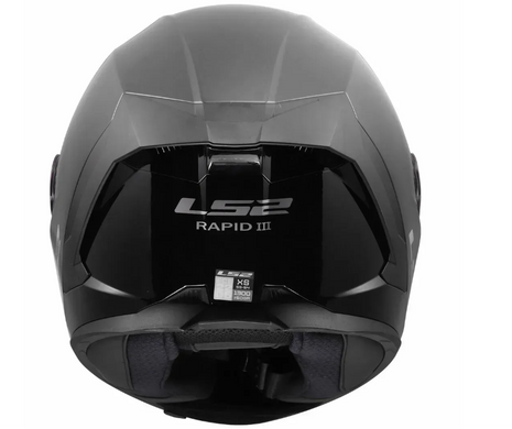 Мотошолом LS2 FF820 Rapid 3 Solid Gloss Black M