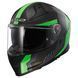 Мотошлем LS2 FF811 Vector 2 C Grid Matt Fluo Green