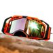 Маска кросова LS2 Aura Pro Goggle Black Orange with Iridium Visor