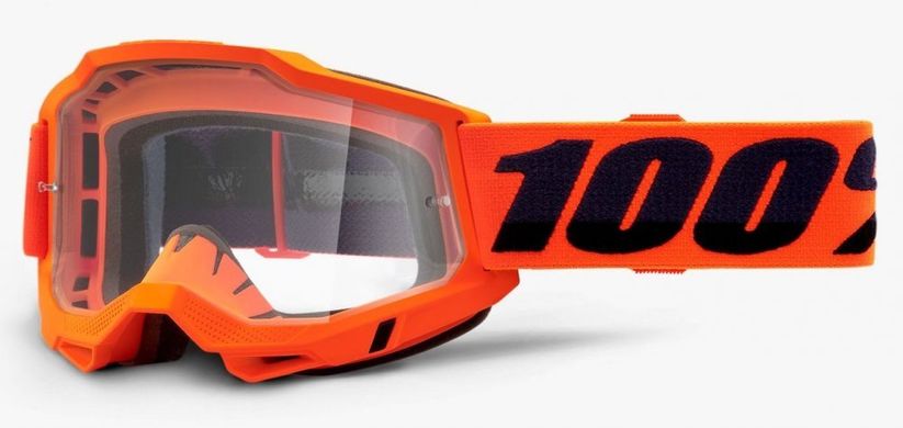 Мотоочки 100% Accuri 2 Goggle Orange - Clear Lens